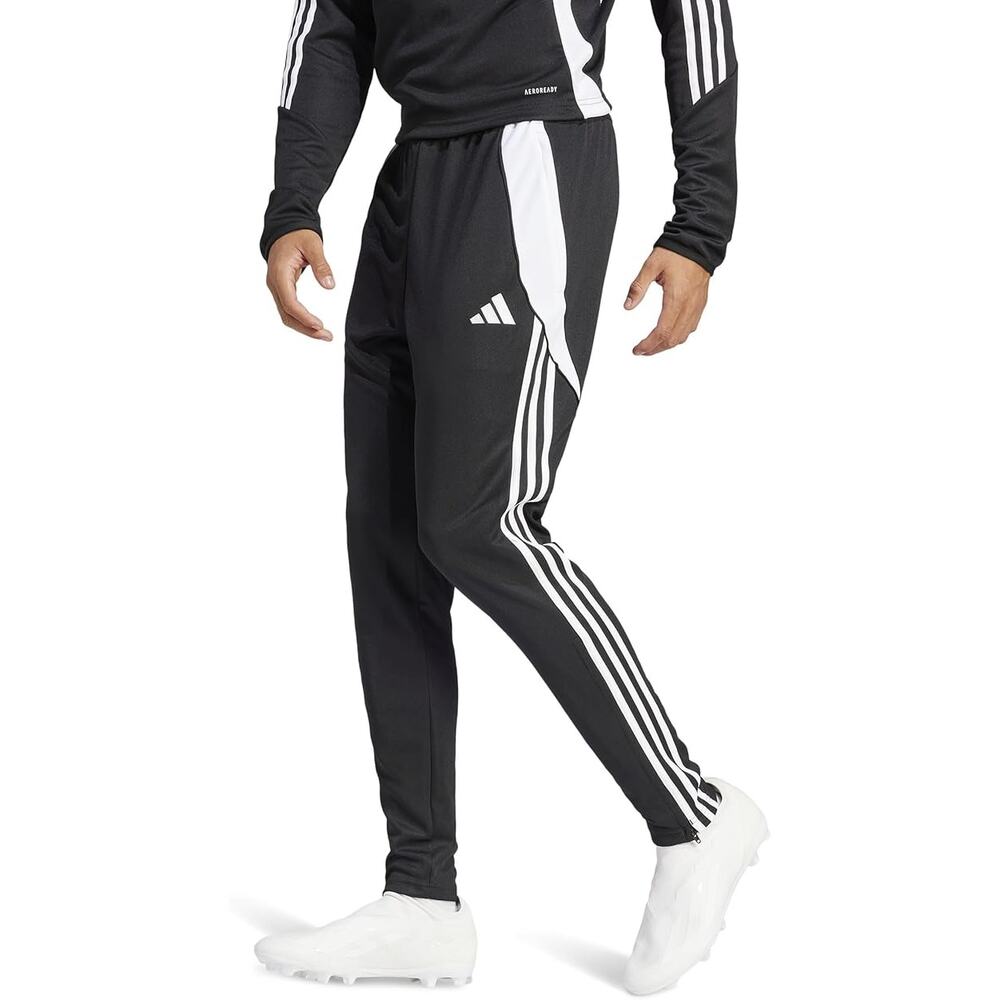 NWT adidas Men's Tiro 24 Soccer Tracksuit Pants, Black/White,XL